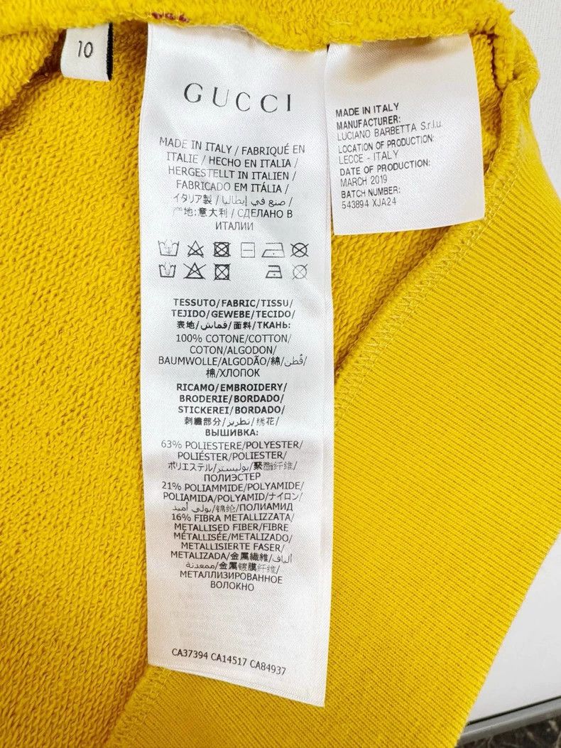 Gucci Gucci Kids Sweatshirt with Bow Patterns Size XL / US 12-14 / IT 48-50 - 3 Thumbnail