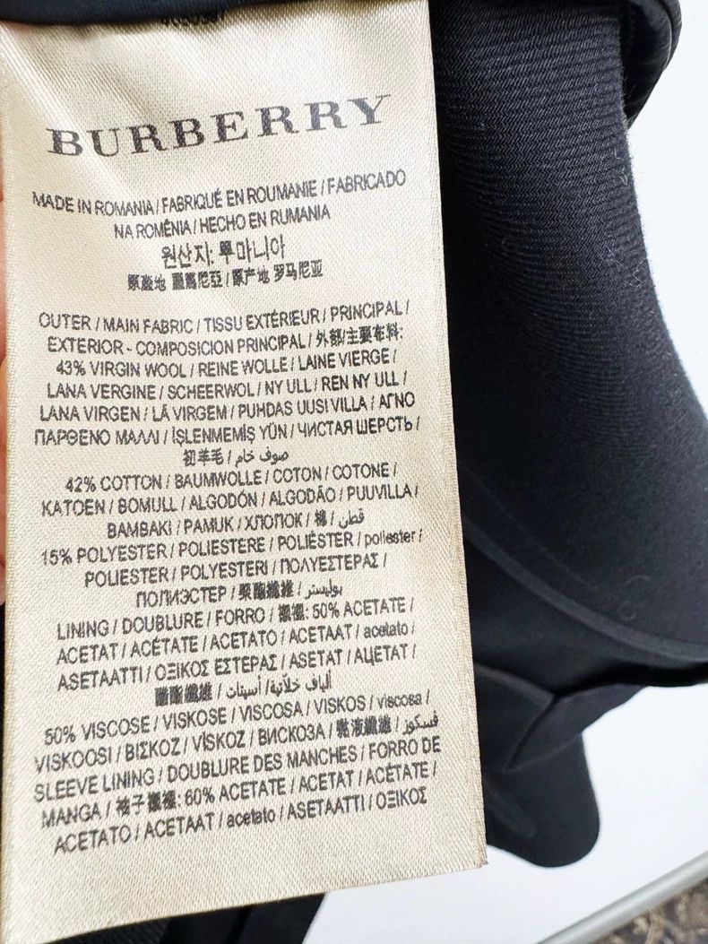 Burberry Burberry Wool Blazer Size UK6 for Women Size XS / US 0-2 / IT 36-38 - 4 Thumbnail