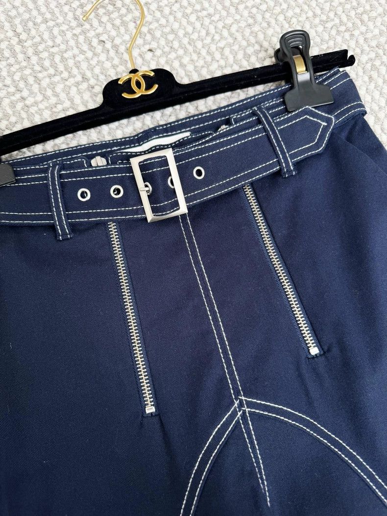 Self-Portrait Self-Portrait Flared Denim Pants UK6 Size 22" - 2 Thumbnail