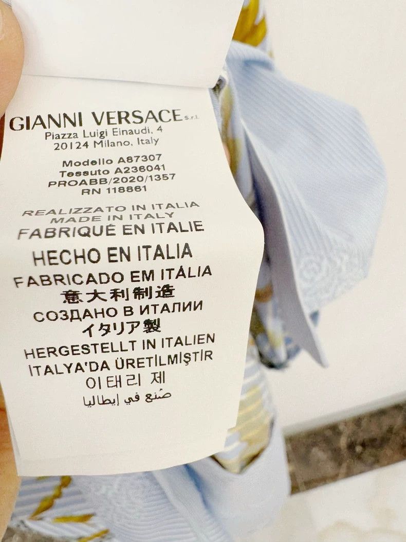 Versace Versace Floral Print Button-Up Shirt Size L / US 10 / IT 46 - 6 Thumbnail