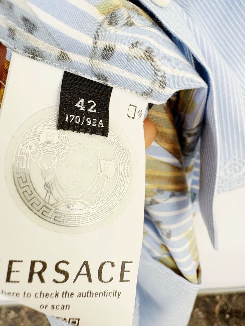 Versace Versace Floral Print Button-Up Shirt Size L / US 10 / IT 46 - 5 Thumbnail
