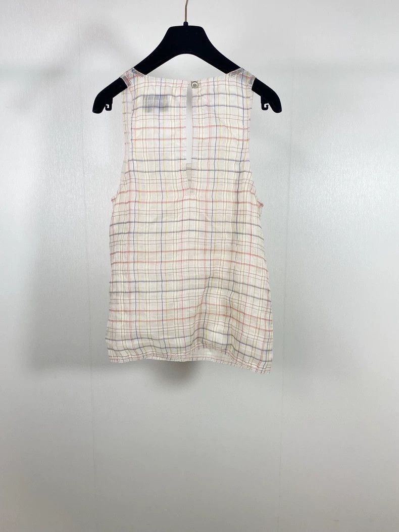 Chanel Chanel Pink Floral Vest Top Size XS / US 0-2 / IT 36-38 - 2 Thumbnail