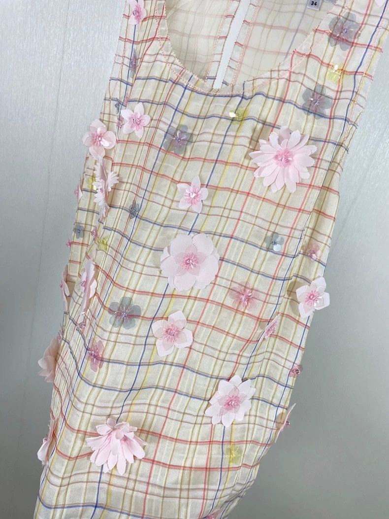 Chanel Chanel Pink Floral Vest Top Size XS / US 0-2 / IT 36-38 - 5 Thumbnail