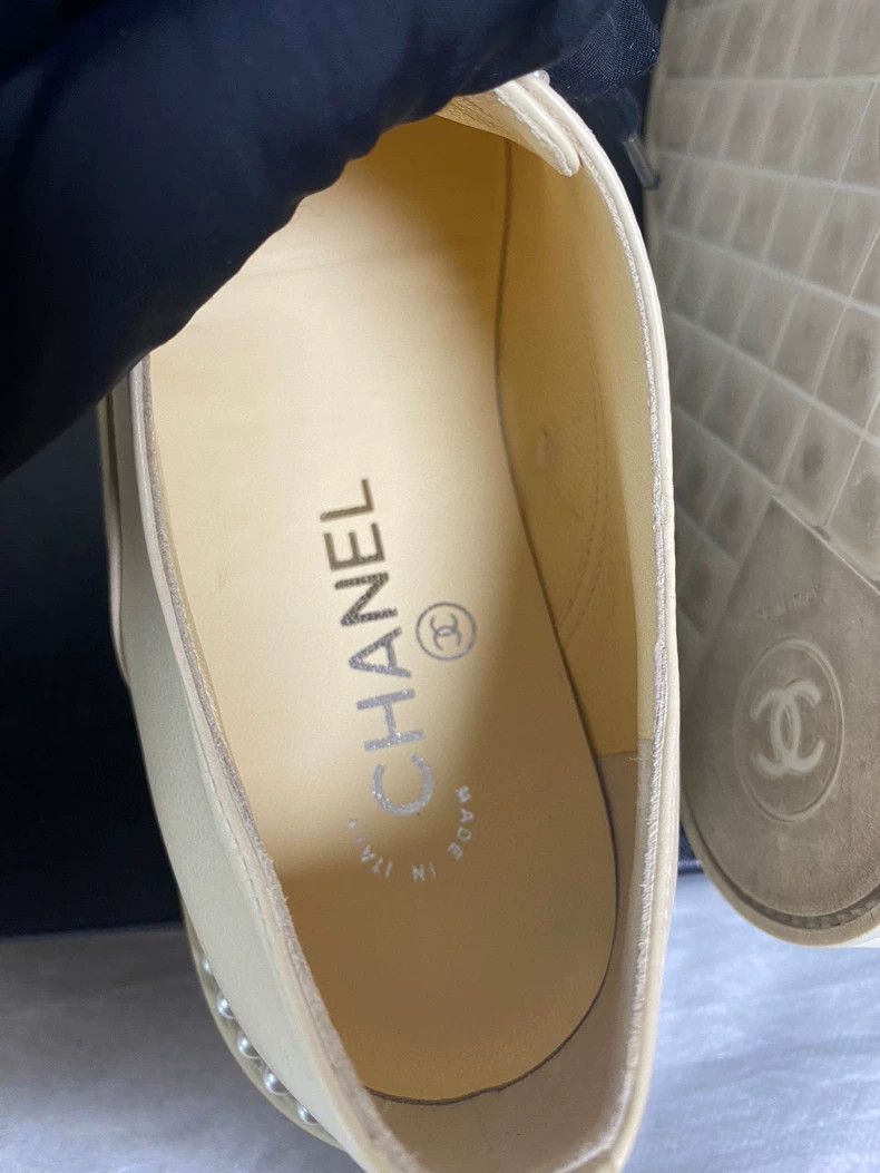 Chanel Chanel Pearl Flat Shoes for Women Size US 6 / IT 36 - 7 Thumbnail