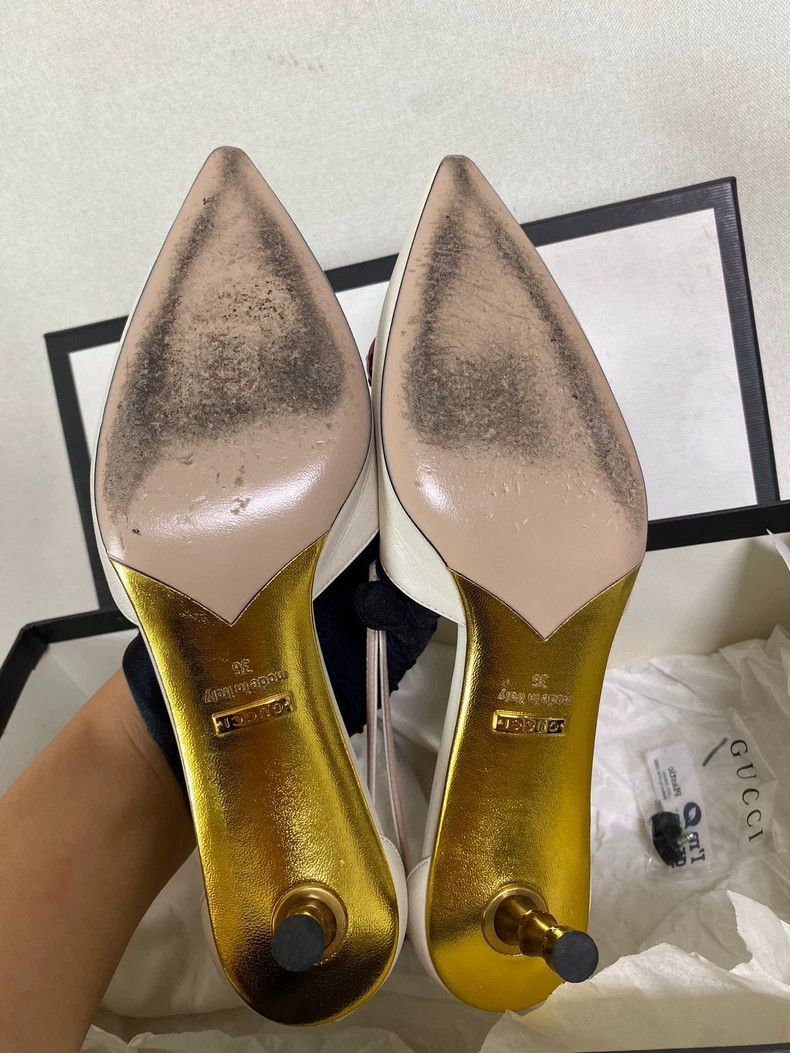 Gucci Gucci Cherry Low Heels with Dust Bag Size US 6 / IT 36 - 4 Thumbnail