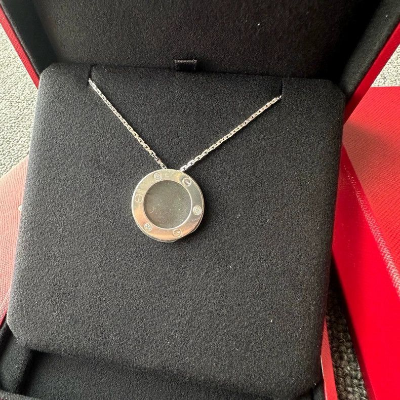 Cartier Cartier Love Series Round Pendant Necklace Size ONE SIZE - 4 Thumbnail