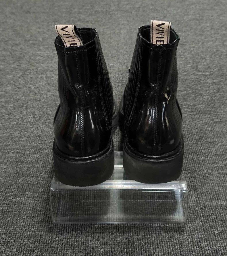 Roger Vivier Patented Leather Buckle Ankle Boots Size US 7 / IT 37 - 5 Thumbnail