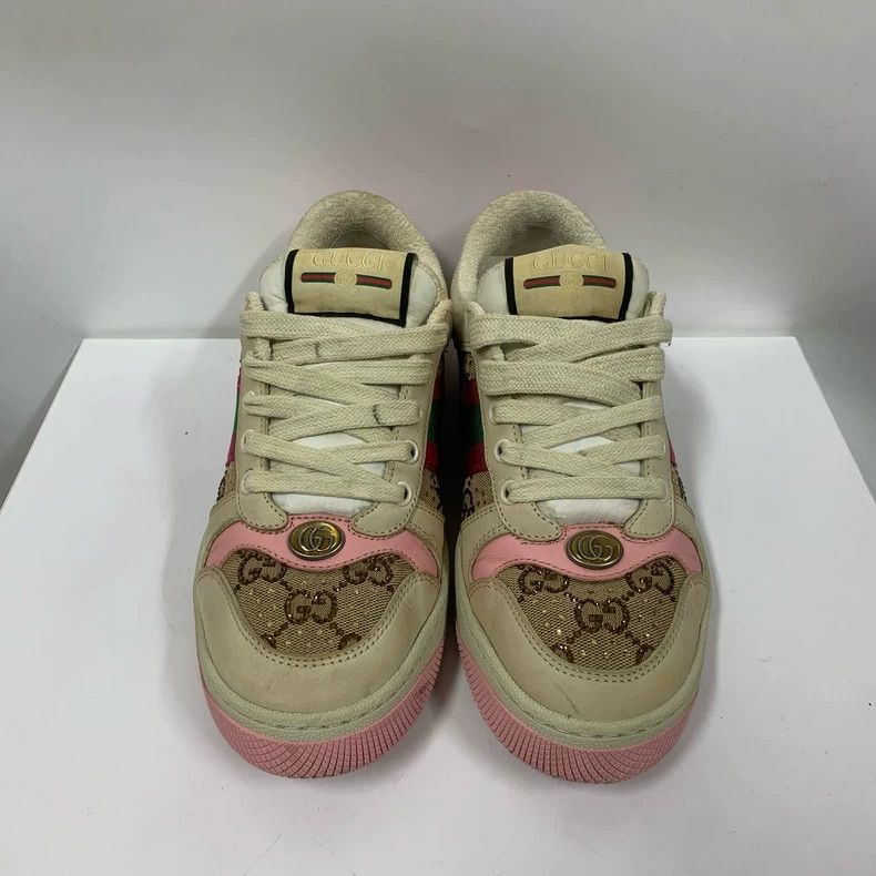 Gucci Gucci Pink French Style Sneakers Size 38 Size US 7 / EU 40 - 2 Thumbnail
