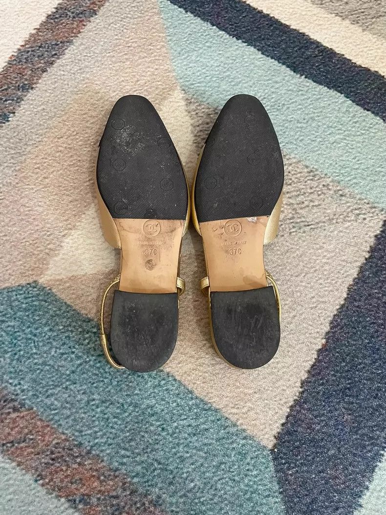 Chanel Chanel Women's Flat Shoes Size 37 Size US 6 / IT 36 - 6 Thumbnail