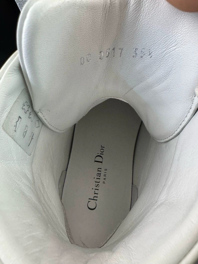 Dior DIOR High-Top Shoes Leather Fashion Sneakers Size US 5 / IT 35 - 4 Thumbnail