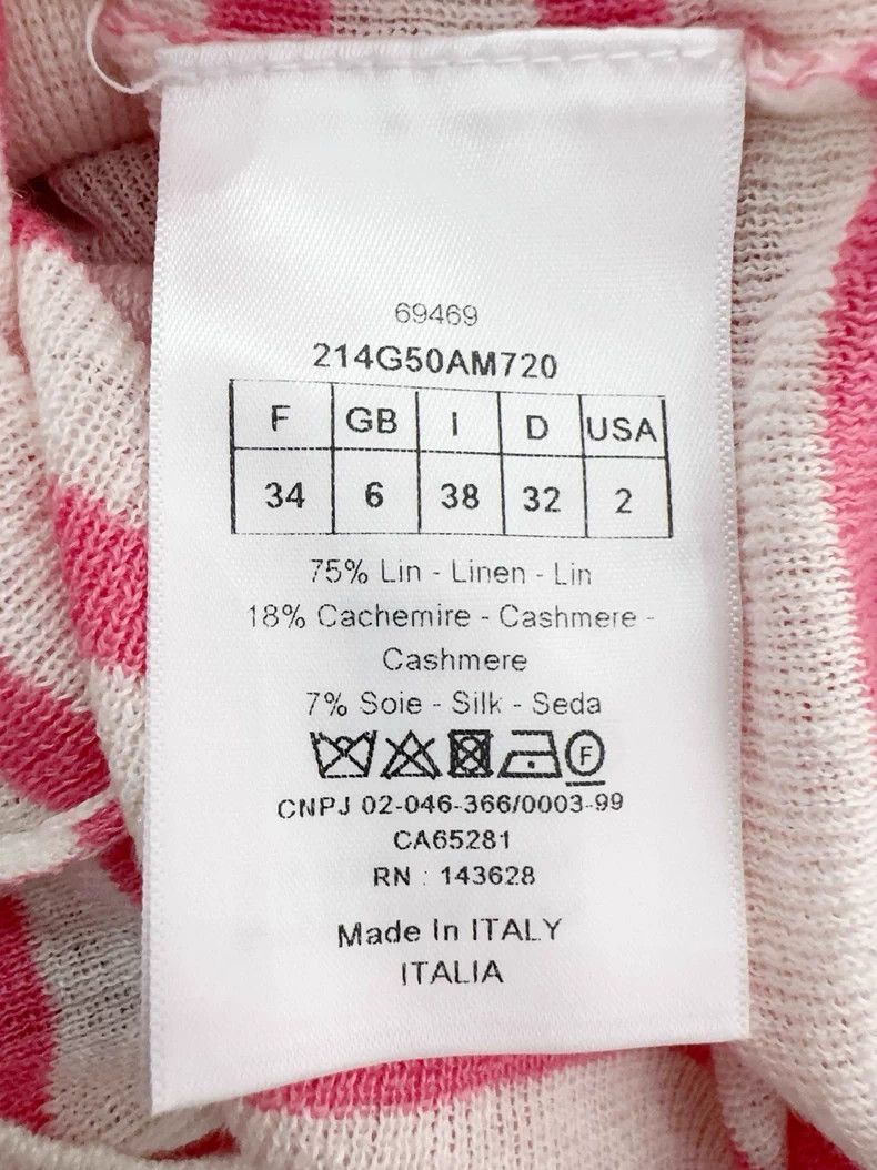 Dior New Dior Striped Cardigan with Tag Size L / US 10 / IT 46 - 5 Thumbnail