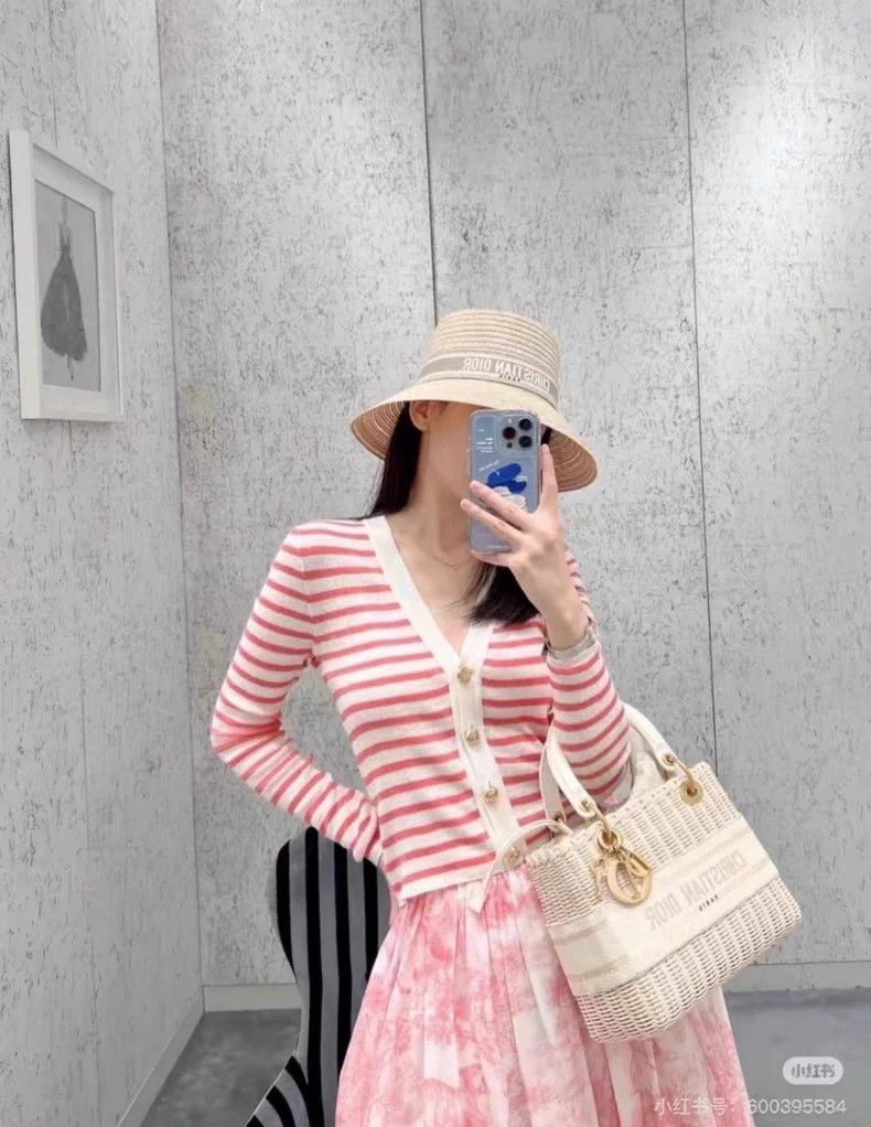 Dior New Dior Striped Cardigan with Tag Size L / US 10 / IT 46 - 7 Thumbnail