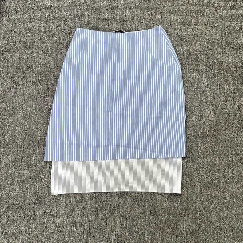 Dior Dior Striped Asymmetrical Skirt Size 34 Size 34" / US 12 / IT 48 - 2 Thumbnail