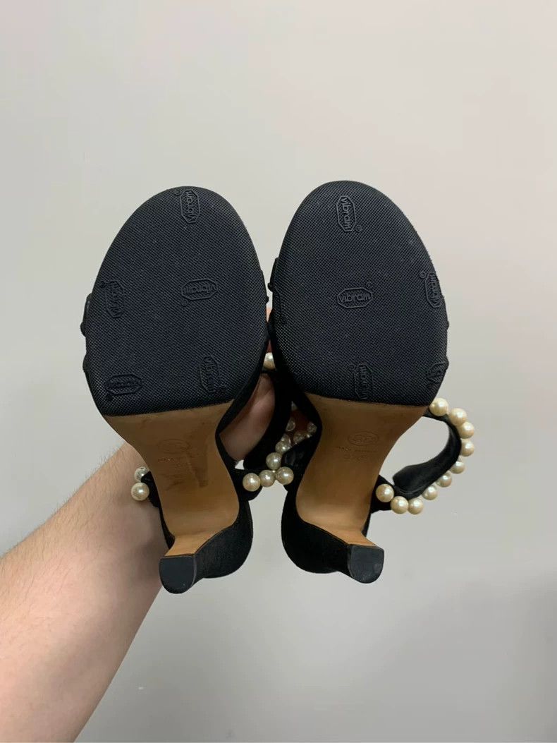 Chanel Chanel Black Pearl High Heel Shoes Size US 8 / IT 38 - 7 Thumbnail