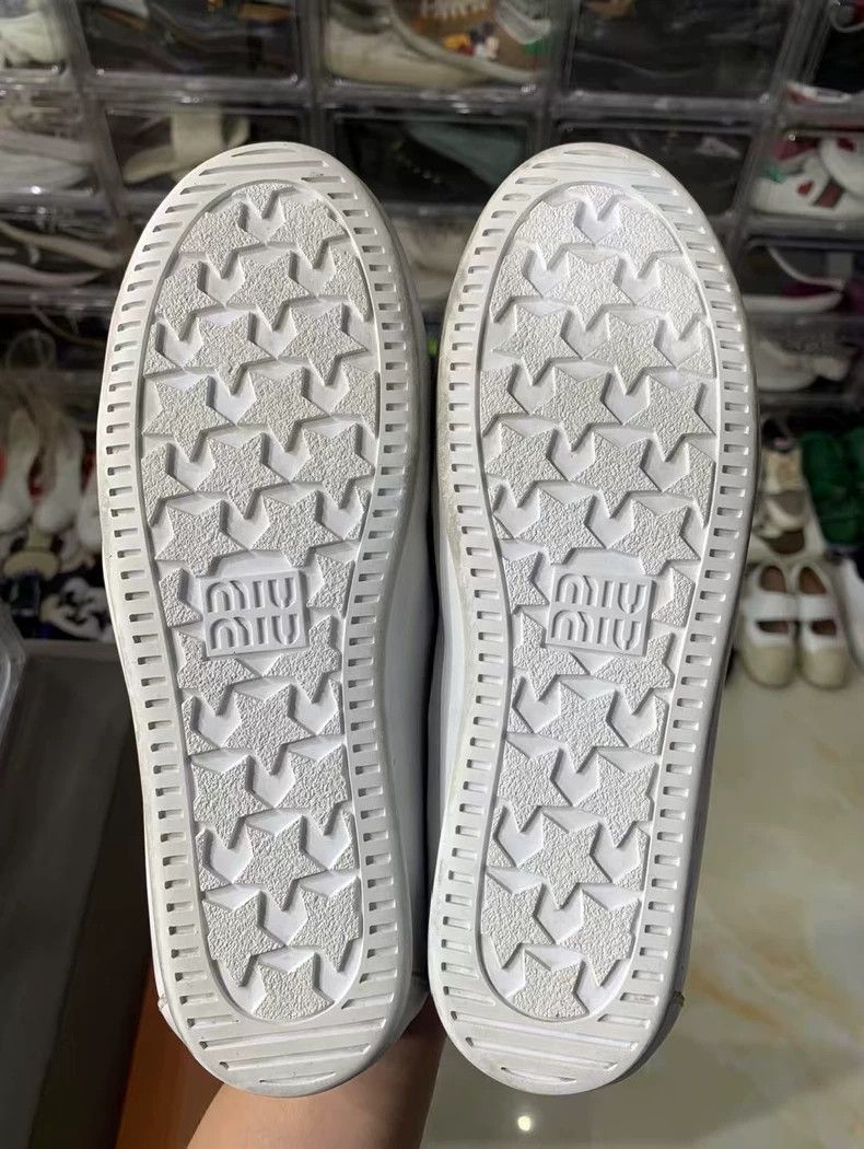 Miu Miu Miu Miu Dirty Vintage Loafers Size 36.5 Size US 7 / IT 37 - 8 Thumbnail