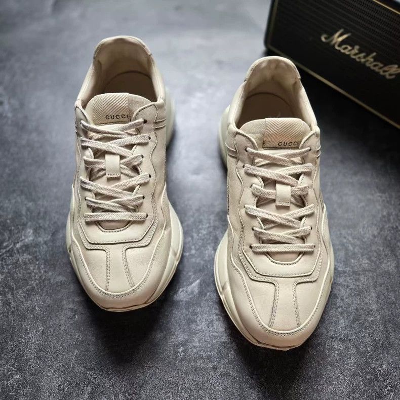 Gucci GUCCI Rhyton Dad Sneakers in Ivory White Size US 10 / EU 43 - 3 Thumbnail