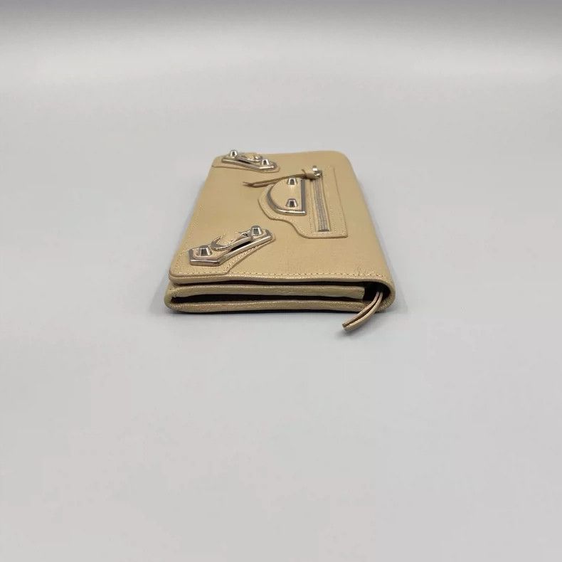 Balenciaga Balenciaga Studded Long Wallet with Zipper Size ONE SIZE - 4 Thumbnail
