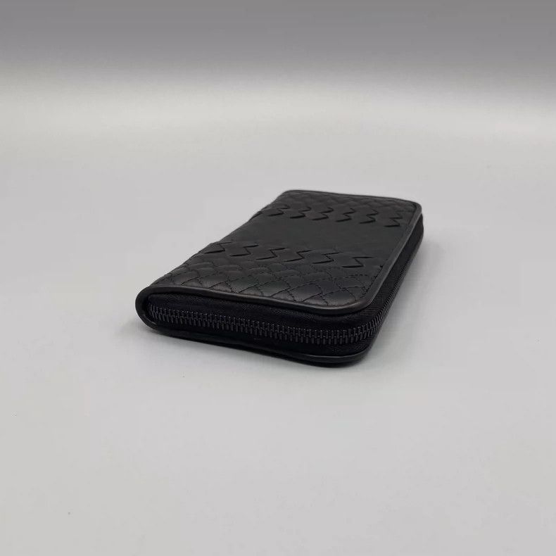 Bottega Veneta BV Long Zip Wallet with Weave Design Size ONE SIZE - 5 Thumbnail