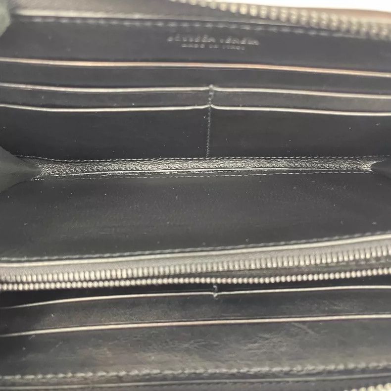 Bottega Veneta BV Long Zip Wallet with Weave Design Size ONE SIZE - 8 Thumbnail