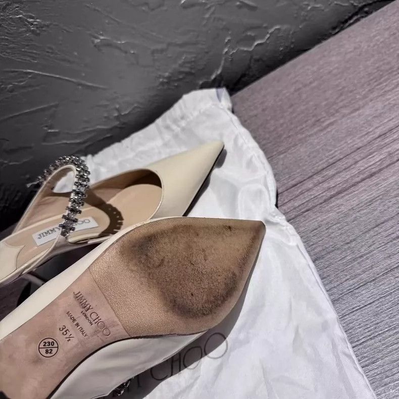 Jimmy Choo Jimmy Choo Rhinestone Patent High Heels Size 35.5 Size US 6 / IT 36 - 7 Thumbnail
