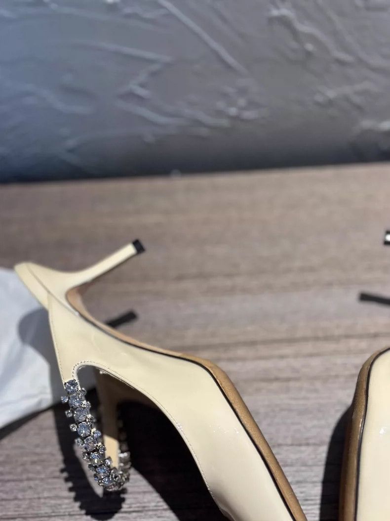 Jimmy Choo Jimmy Choo Rhinestone Patent High Heels Size 35.5 Size US 6 / IT 36 - 6 Thumbnail