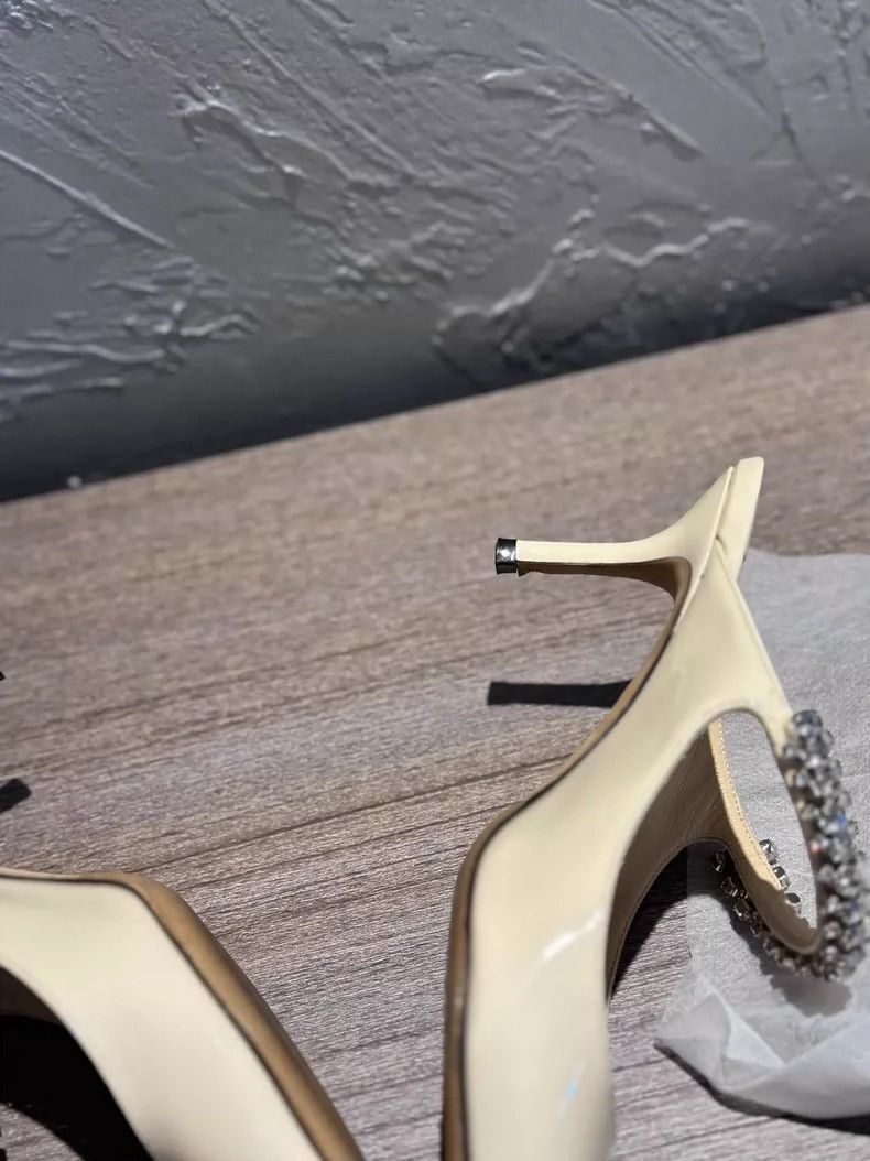 Jimmy Choo Jimmy Choo Rhinestone Patent High Heels Size 35.5 Size US 6 / IT 36 - 5 Thumbnail