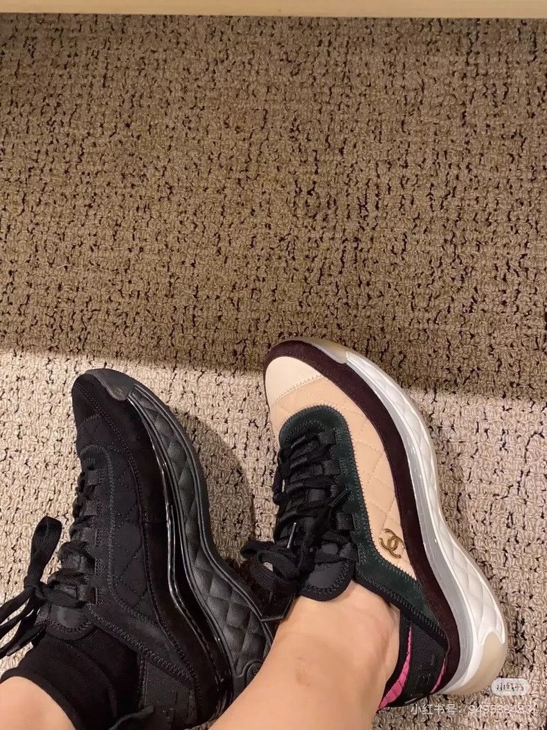 Chanel Chanel Color-Block Athletic Sneakers Size 38 Size US 7 / IT 37 - 7 Thumbnail