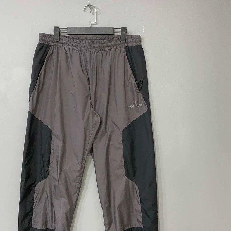Moncler Moncler Gray and Black Sports Leisure Pants Size US 44 / EU 60 - 2 Thumbnail