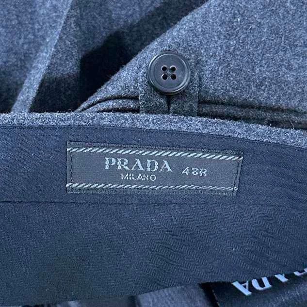 Prada Prada Gray Long Trouser Pants for Men Size US 44 / EU 60 - 4 Thumbnail