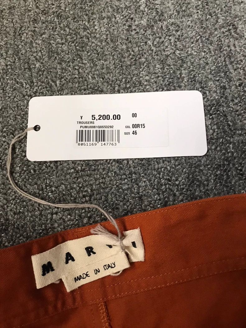 Marni Marni Casual Pants with Orange Color Block Size US 44 / EU 60 - 3 Thumbnail