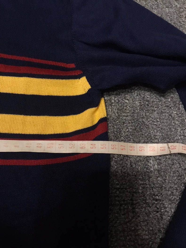 Yohji Yamamoto Colorful Striped Knit Sweater for Men Size US M / EU 48-50 / 2 - 8 Thumbnail