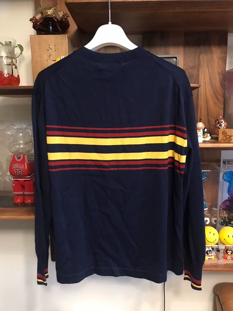 Yohji Yamamoto Colorful Striped Knit Sweater for Men Size US M / EU 48-50 / 2 - 2 Thumbnail