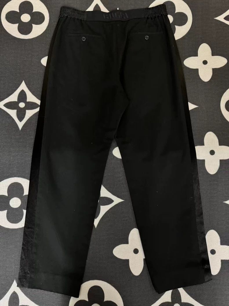 Gucci Gucci Black Silk Pants with Unique Design Size US 44 / EU 60 - 2 Thumbnail