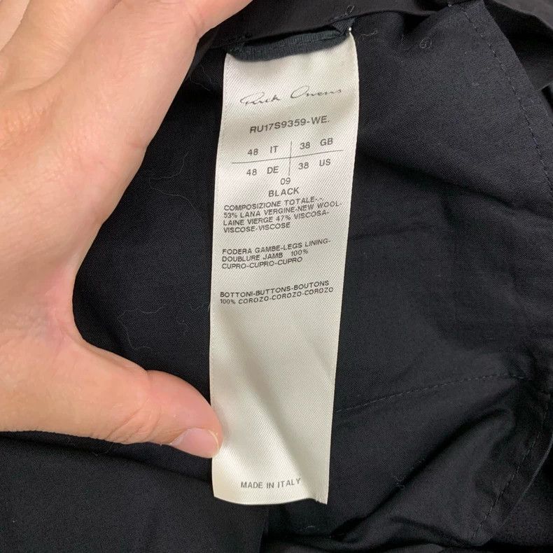 Rick Owens Rick Owens Black Casual Pants Size 48 Size US 44 / EU 60 - 6 Thumbnail