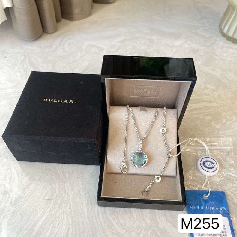 Bottega Veneta Bulgari Topaz Diamond Necklace 47cm Adjustable Size ONE SIZE - 3 Thumbnail