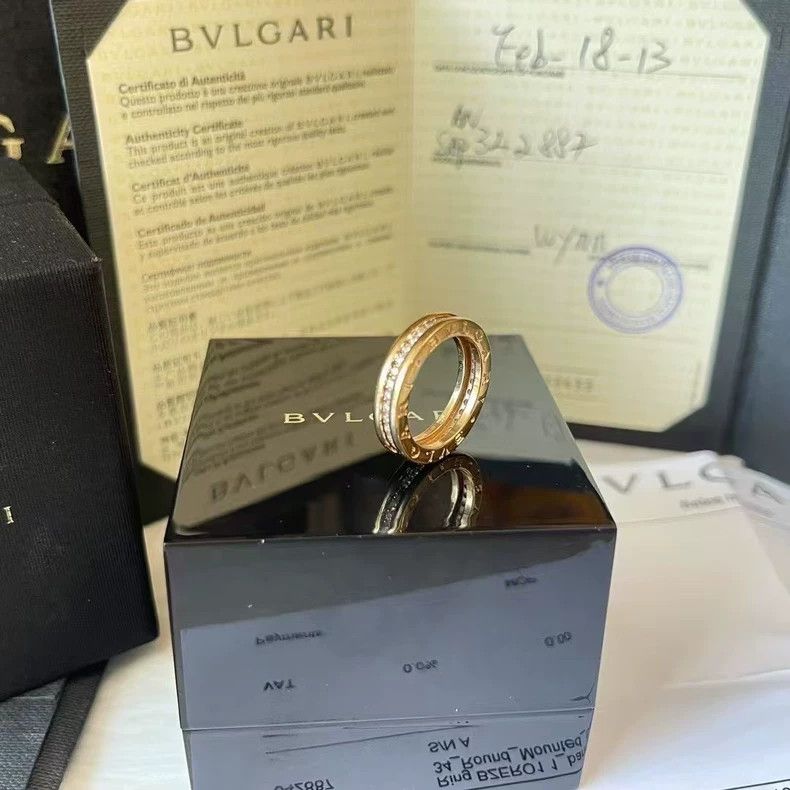 Bottega Veneta Bvlgari Diamond Ring with Full Set Accessories Size ONE SIZE - 8 Thumbnail
