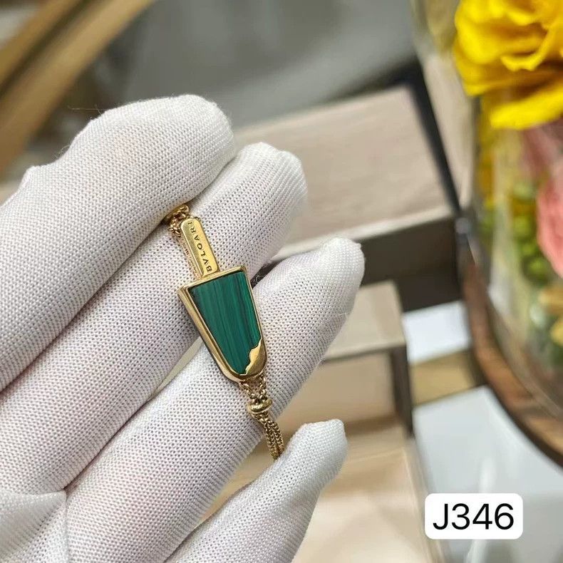 Bottega Veneta Bvlgari Green Malachite Ice Cream Bracelet Size ONE SIZE - 8 Thumbnail