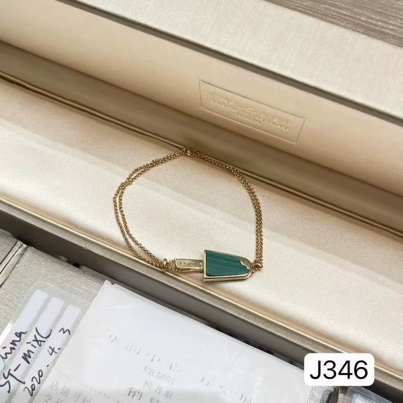 Bottega Veneta Bvlgari Green Malachite Ice Cream Bracelet Size ONE SIZE - 3 Thumbnail