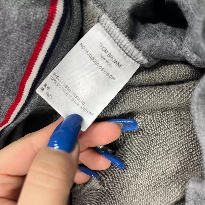 Thom Browne Thom Browne Gray Classic Stripe Sweatpants Size US 26 / EU 42 - 4 Thumbnail