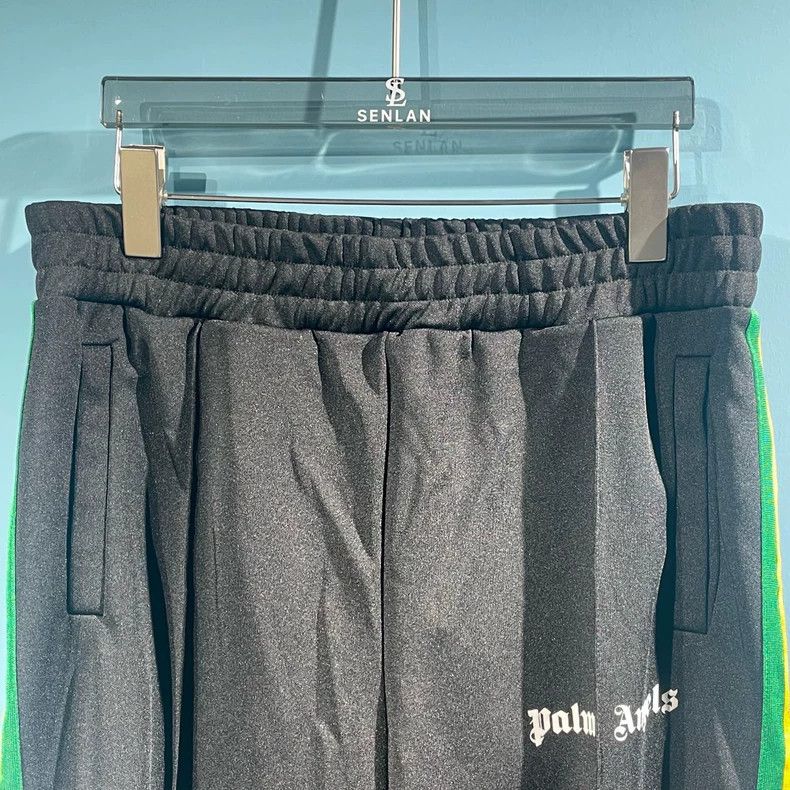 Palm Angels Palm Angels Black Rainbow Logo Pants Size US 36 / EU 52 - 3 Thumbnail