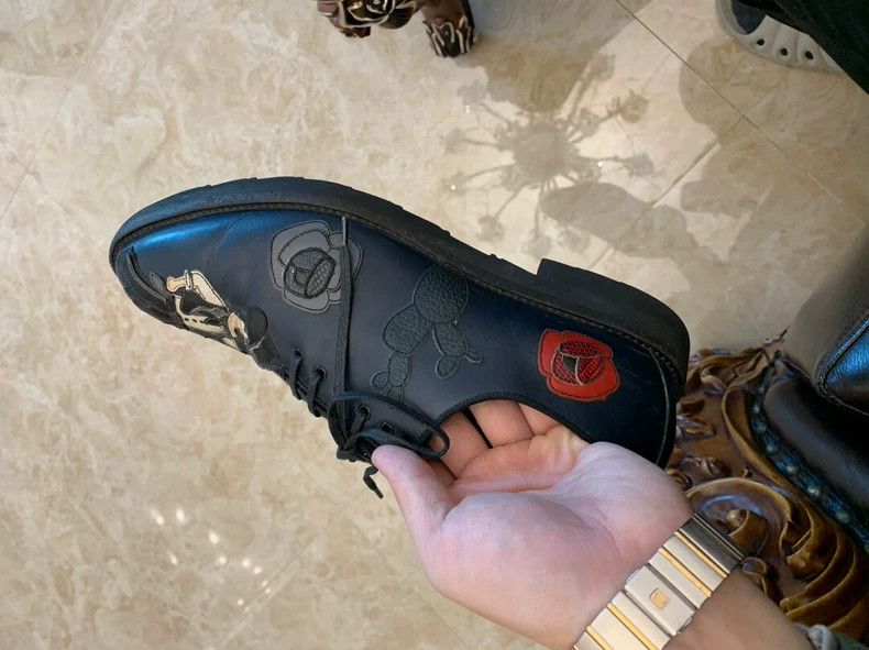 Dolce & Gabbana DG Men's Shoes with Unique Leather Pattern Size US 10 / EU 43 - 3 Thumbnail