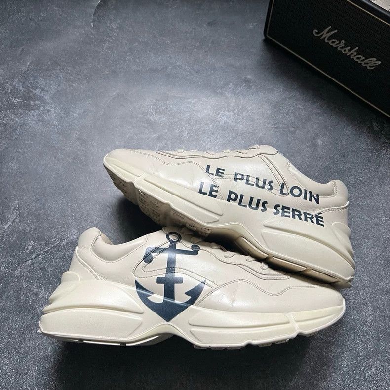 Gucci GUCCI Anchor Dad Sneakers Size 8.5/42.5 Size US 8.5 / EU 41-42 - 4 Thumbnail