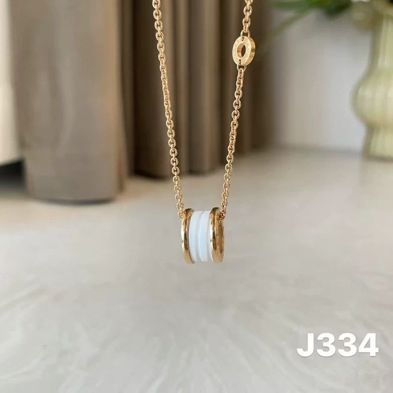 Bvlgari Bvlgari Ceramic Rose Gold Necklace 46cm Size ONE SIZE - 2 Thumbnail