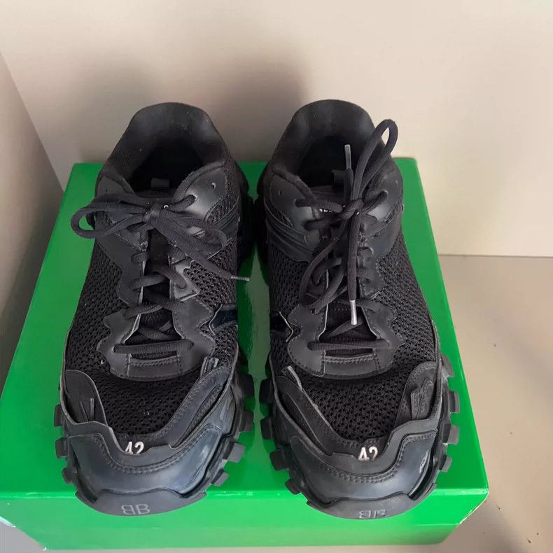 Balenciaga Balenciaga Track 3.0 Black Sneakers Size US 10 / EU 43 - 2 Thumbnail