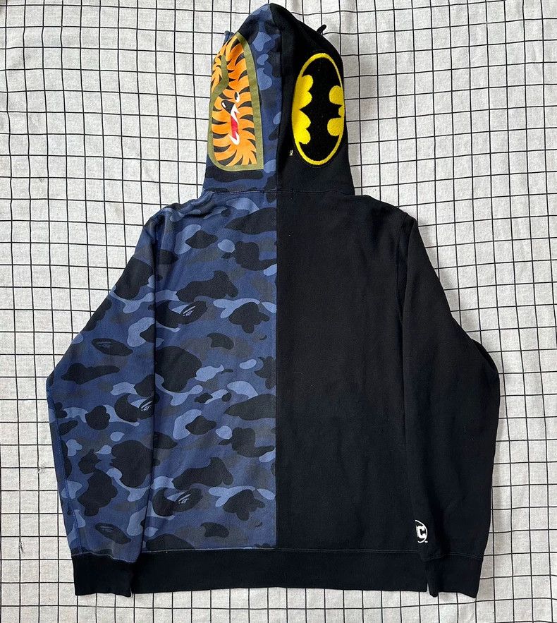 Bape Bape Batman Shark Zip Jacket Limited Edition Size US XL / EU 56 / 4 - 2 Thumbnail