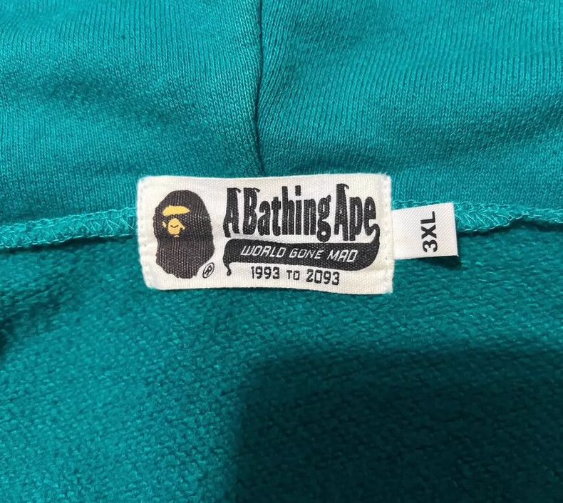 Bape BAPE Shark Zip Hoodie Size XXXL Rare Size US XXL / EU 58 / 5 - 5 Thumbnail