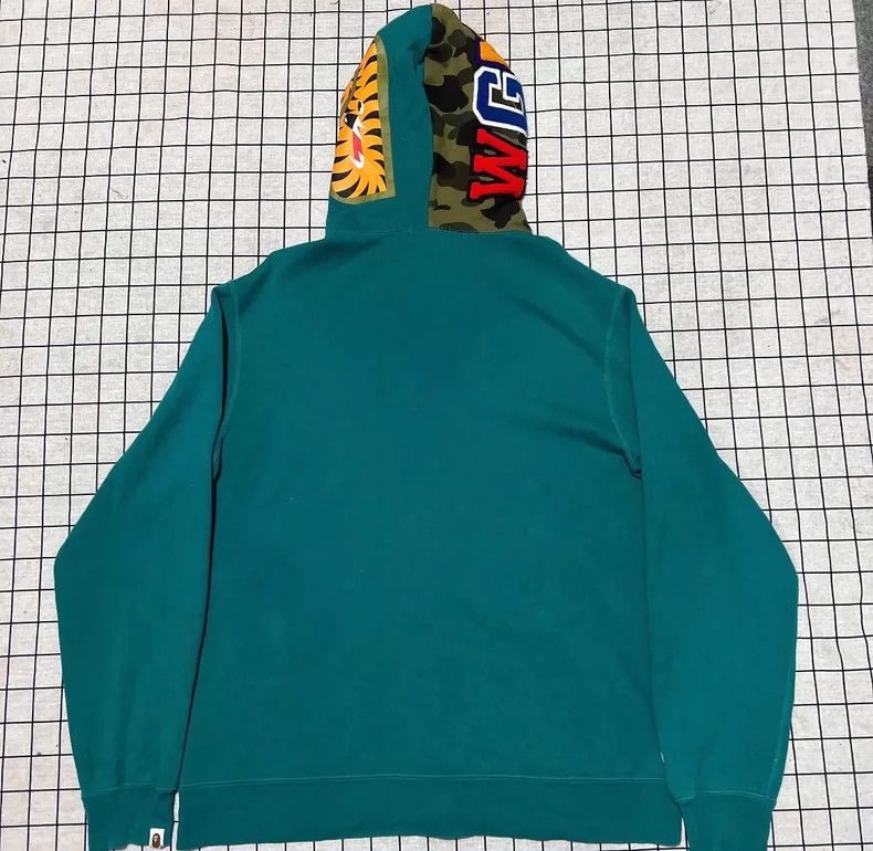 Bape BAPE Shark Zip Hoodie Size XXXL Rare Size US XXL / EU 58 / 5 - 2 Thumbnail