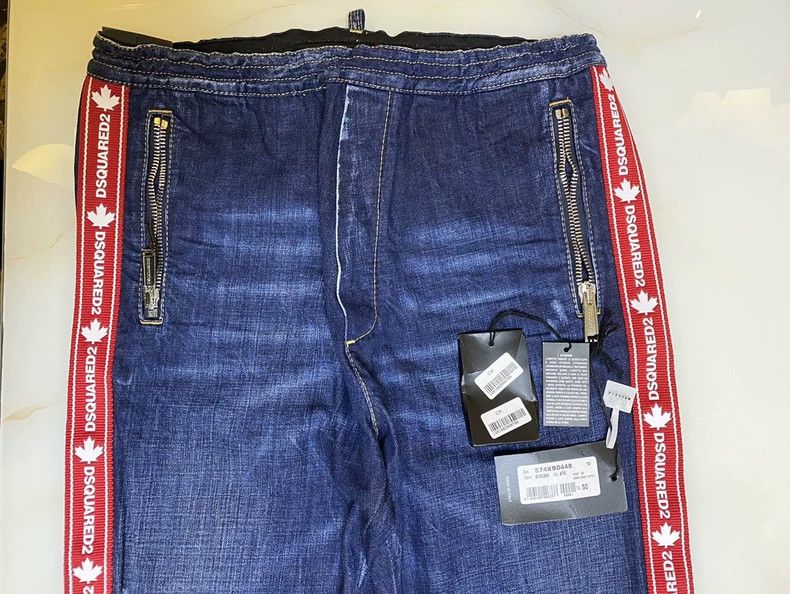 Dsquared2 Dsquared2 Jeans with Drawstring and Zippers-yf Size US 44 / EU 60 - 4 Thumbnail