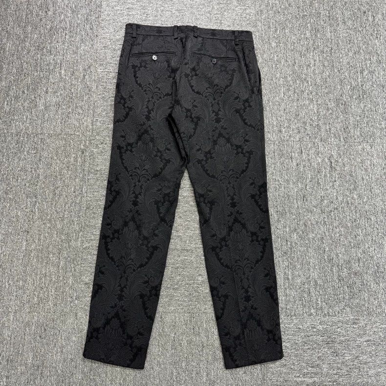 Dolce & Gabbana DG Floral Embroidered Casual Pants-yf Size US 44 / EU 60 - 2 Thumbnail