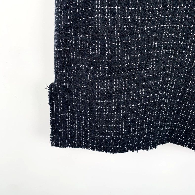 Chanel Black Cotton Sleeveless Vest Outerwear Size ONE SIZE - 4 Thumbnail